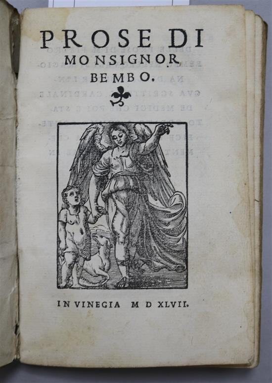 Prose di Monsignor Bembo, 1547